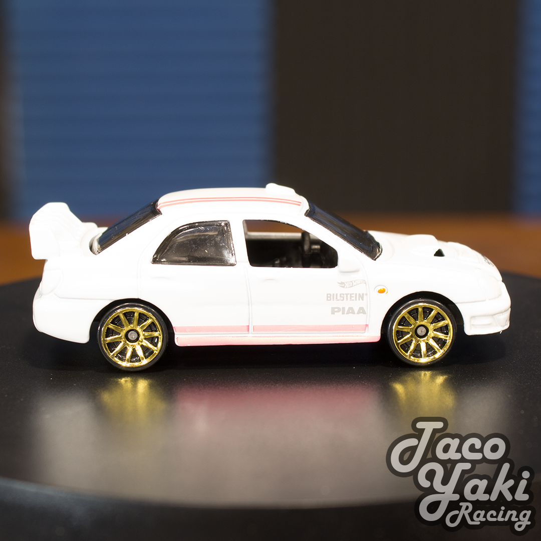 Subaru Impreza WRX (White) - Japanese Classics - Hot Wheels Basic Loose (2022)