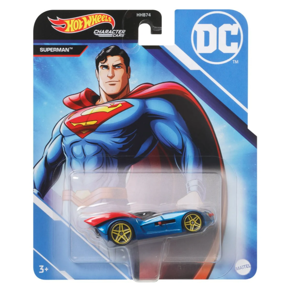Superman - DC Comics Action Feature - Hot Wheels Character Cars (2022)