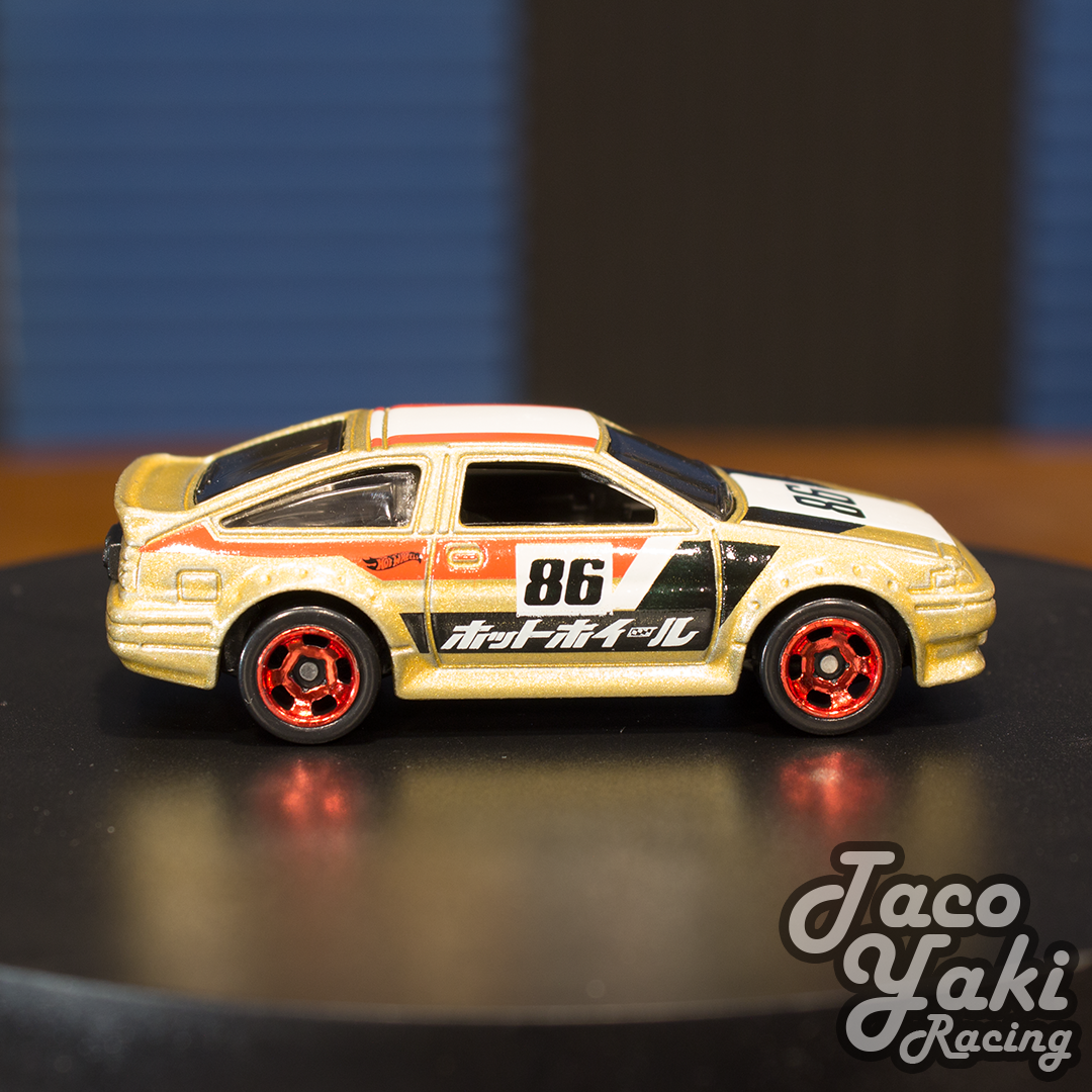 Toyota AE86 Corolla (Gold) - Japanese Classics - Hot Wheels Basic Loose (2022)