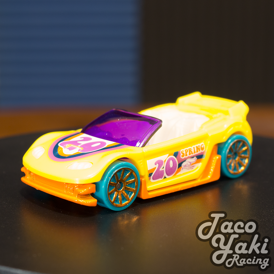 Trak-Tune (Yellow) - Spring - Hot Wheels Basic Loose (2020)