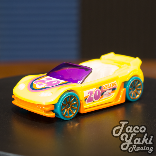 Trak-Tune (Yellow) - Spring - Hot Wheels Basic Loose (2020)