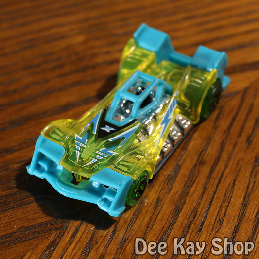 Voltage Spike (Transparent Yellow) - X-Raycers - Hot Wheels Basic Loose (2017)