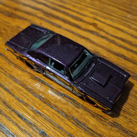 '69 Dodge Coronet Super Bee (Metalflake Purple) - HW Flames - Hot Wheels Basic Loose (2019)