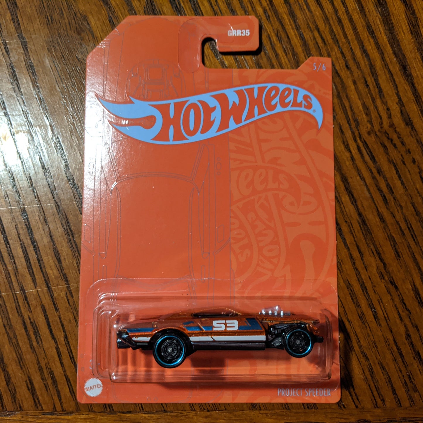 Project Speeder - Orange and Blue 53rd Anniversary - Hot Wheels (2021)