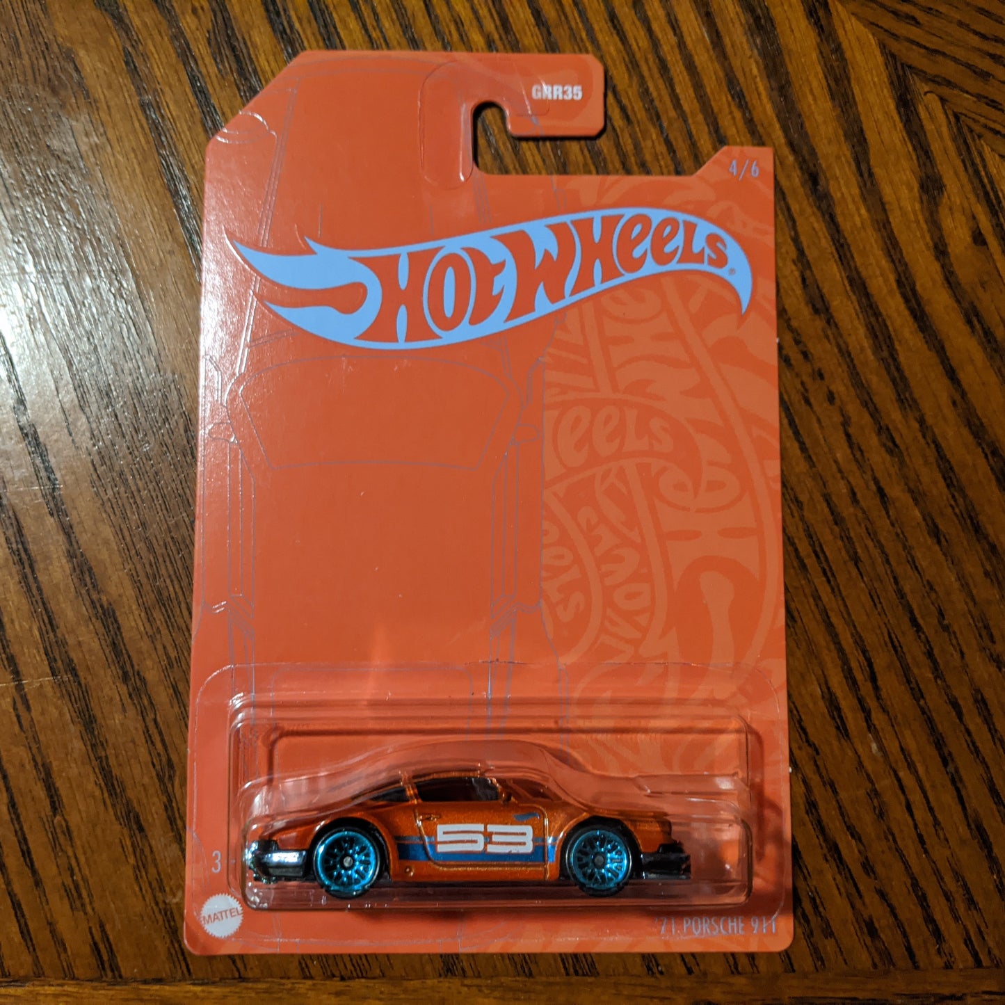 '71 Porsche 911 - Orange and Blue 53rd Anniversary - Hot Wheels (2021)