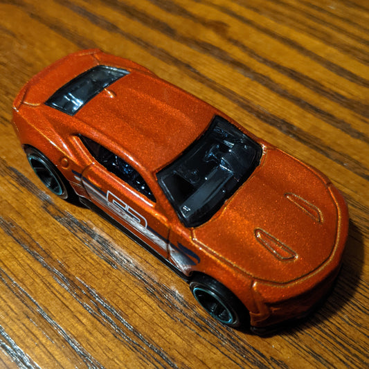'18 Camaro SS - Orange and Blue 53rd Anniversary - Hot Wheels Loose (2021)