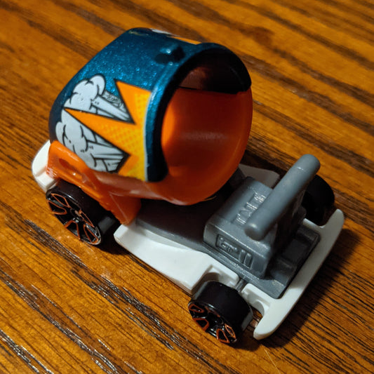 Boom Car (Metalflake Blue & Orange) - HW Fun Park - Hot Wheels Basic Loose (2020)