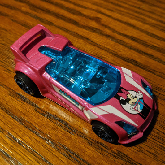 Quick n' Sik (Pink) - Disney Mickey and Friends 90th Anniversary - Hot Wheels Basic Loose (2019)
