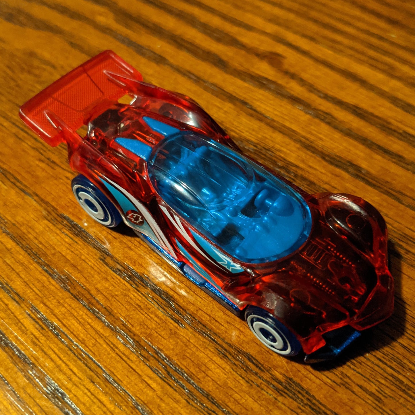 Blitzspeeder (Clear Red) - X-Raycers - Hot Wheels Basic Loose (2019)