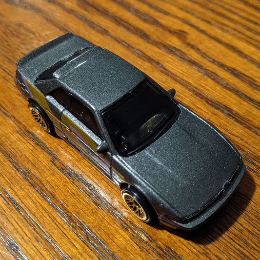 Nissan Silvia (S13) (Metalflake Dark Grey) - HW Speed Graphics - Hot Wheels Basic Loose (2020)