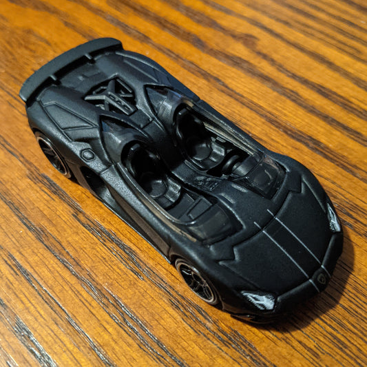 Lamborghini Aventador J (Matte Black) - Multipack Exclusive - Hot Wheels Basic Loose (2021)