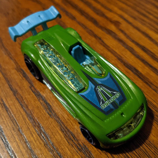 Battle Spec (Green) - Ultimate Spider-Man vs The Sinister 6 - Hot Wheels Basic Loose (2016)