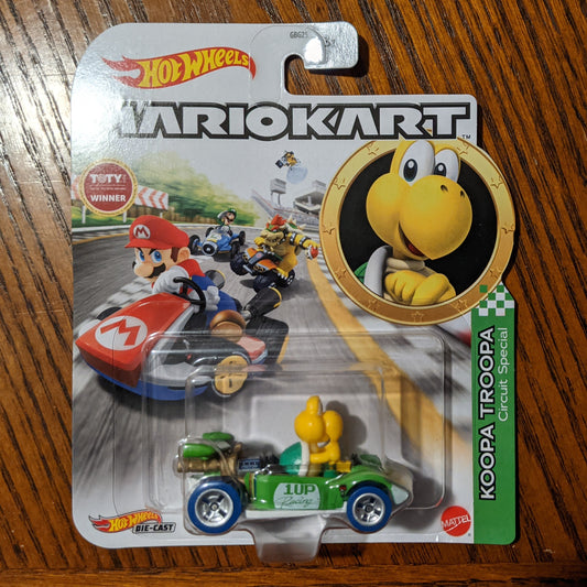 Koopa Troopa Circuit Special - Mario Kart Character Cars - Hot Wheels (2021)