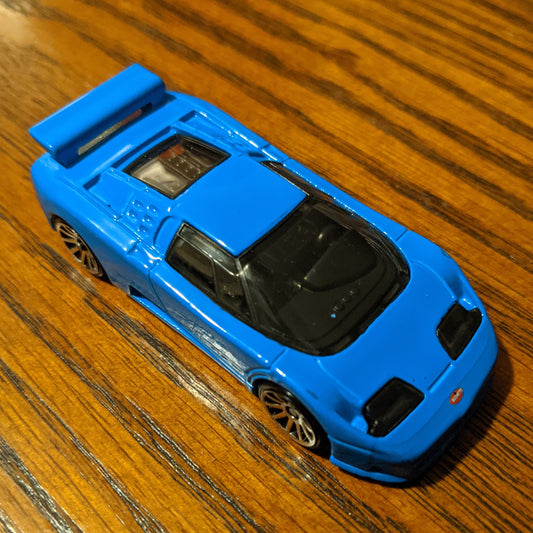 '94 Bugatti EB110 SS (Glossy French Racing Blue) - HW Exotics - Hot Wheels Basic Loose (2021)
