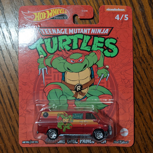 Custom GMC Panel Van (Red) - Pop Culture: Teenage Mutant Ninja Turtles - Hot Wheels Premium (2022)