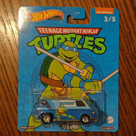 '70s Van (Blue) - Pop Culture: Teenage Mutant Ninja Turtles - Hot Wheels Premium (2022)
