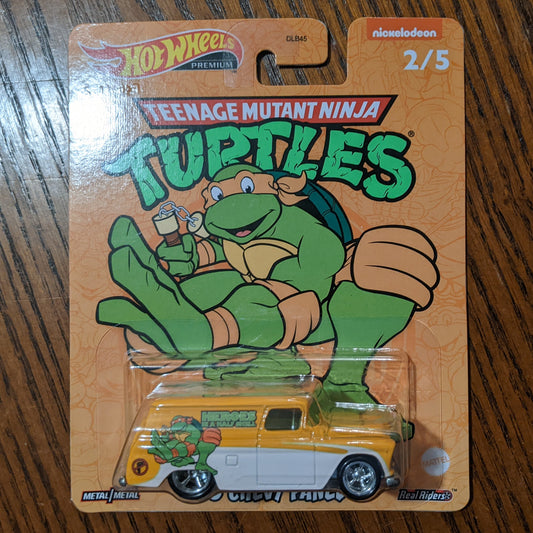 '55 Chevy Panel (Orange) - Pop Culture: Teenage Mutant Ninja Turtles - Hot Wheels Premium (2022)