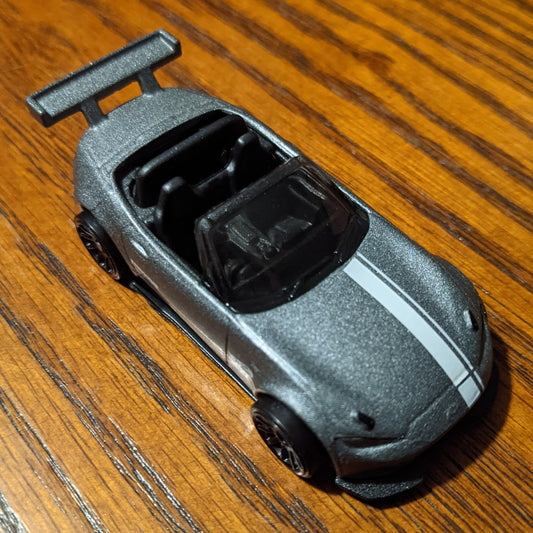 '15 Mazda MX-5 Miata (Anodized Metalflake Gray) - Then and Now - Hot Wheels Basic Loose (2021)