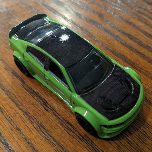 '20 Dodge Charger Hellcat (Acid green) - Car Culture: American Scene - Hot Wheels Premium Loose (2022)