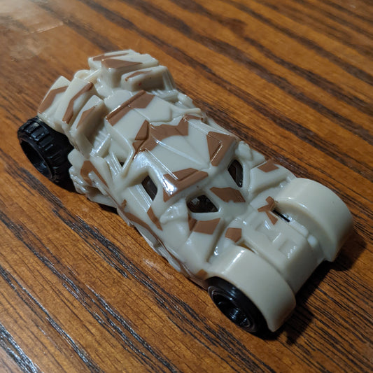 The Dark Knight Batmobile (Light Brown Camouflage) - Batman - Hot Wheels Basic Loose (2022)