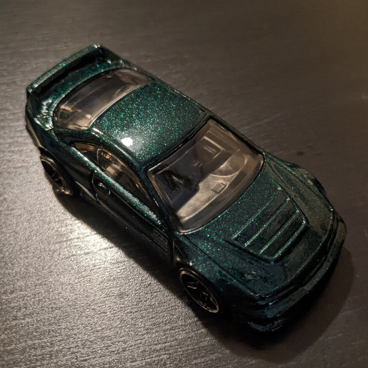 Custom '01 Acura Integra GSR (Metalflake Dark Green) - HW J-Imports - Hot Wheels Basic Loose (2022)