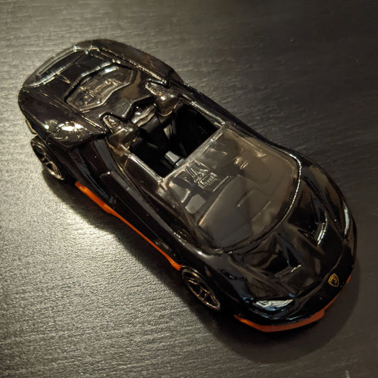 '16 Lamborghini Centenario Roadster (Black) - Multipack Exclusive - Hot Wheels Basic Loose (2022)