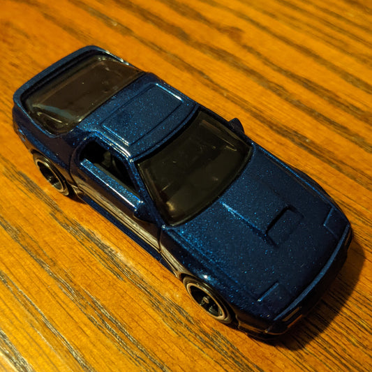 89 Mazda Savanna RX-7 FC3S (Metalflake Navy Blue) - HW J-Imports - Hot Wheels Basic Loose (2022)
