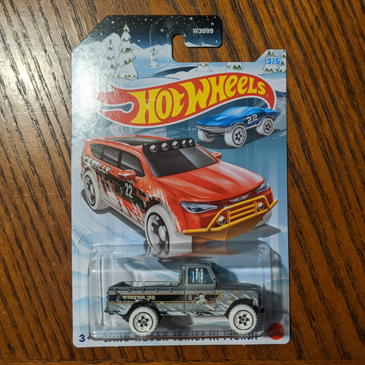 Land Rover Series III Pickup (Gray) - HW Winter - Hot Wheels Basic (2022)