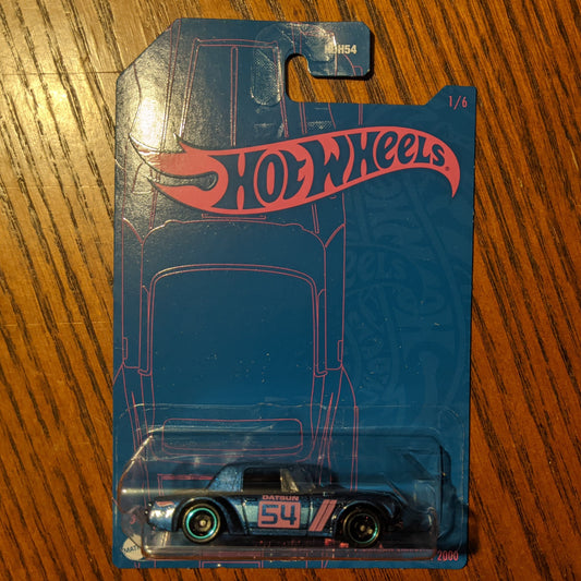 Datsun Fairlady 2000 (Satin Blue) - 54th Anniversary: Blue and Pink - Hot Wheels Basic (2022)