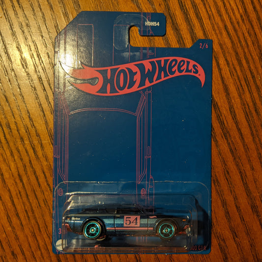 Nissan Skyline 2000 GT-R (Satin Blue) - 54th Anniversary: Blue and Pink - Hot Wheels Basic (2022)