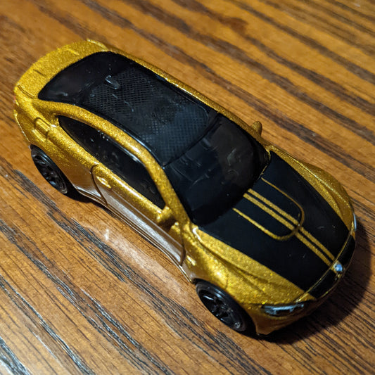 BMW M4 (Metalflake Gold) - European - Hot Wheels Basic Loose (2022)