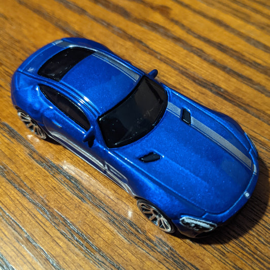 '15 Mercedes-AMG GT (Metalflake Blue) - European - Hot Wheels Basic Loose (2022)