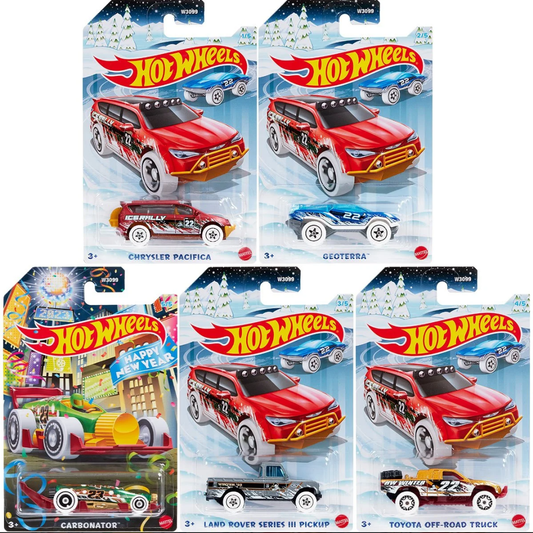 [Pre-Order] Christmas Complete Set of 5 - Hot Wheels Basic (2022)